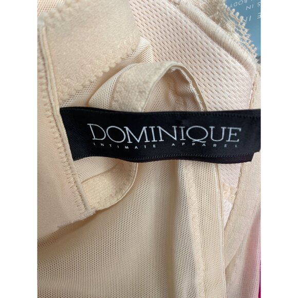 Dominique Womens Lace Strapless Bustier Bra 44C Beige - Picture 5 of 11